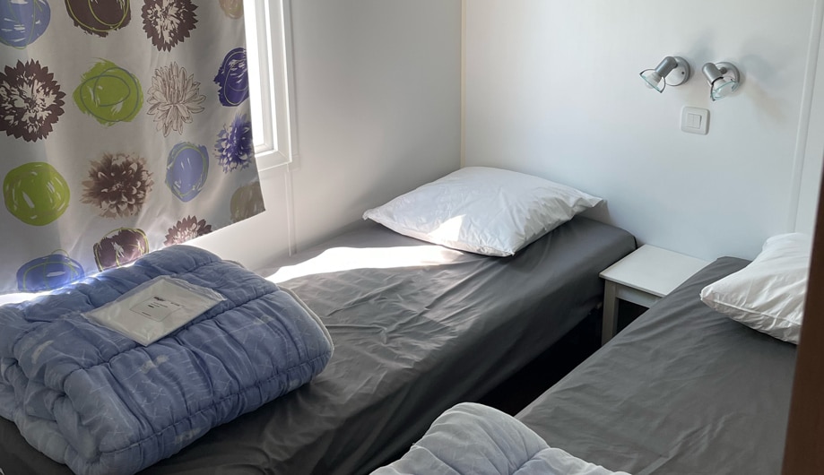 Chambre double enfants, mobile home premium