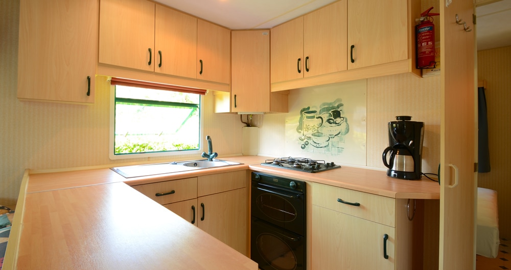 Cuisine équipée mobil-home camping