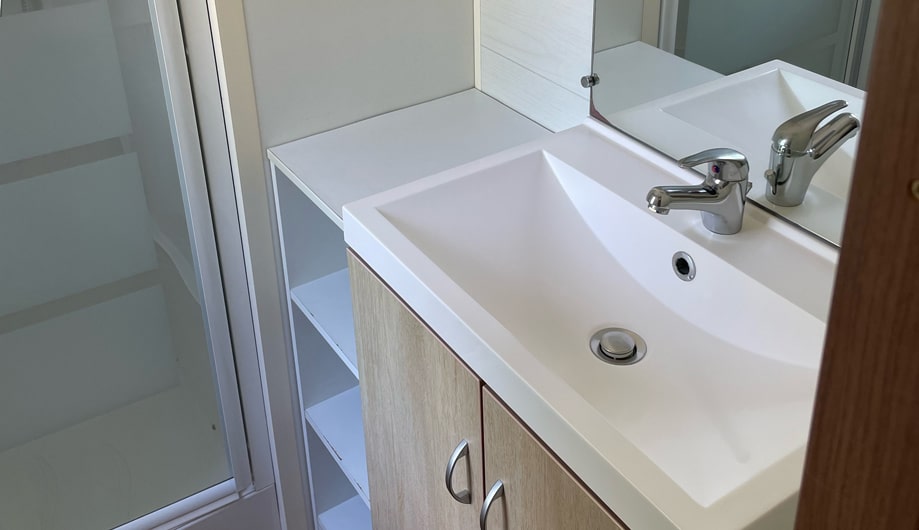 Salle de bain mobile home premium
