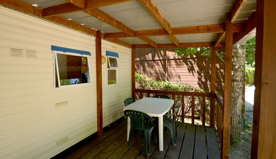 Salon de jardin du mobile home standard
